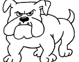 Dibujo Perro Bulldog pintado por Crytius