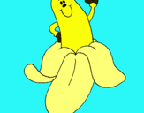 Dibujo Banana pintado por  bananani
