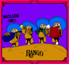 Dibujo Mariachi Owls pintado por 758946312540