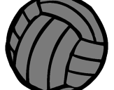 Dibujo Pelota de voleibol pintado por izamara
