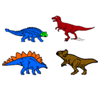 Dibujo Dinosaurios de tierra pintado por  teloimio