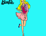 Dibujo Barbie informal pintado por maxy