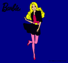 Dibujo Barbie informal pintado por desre