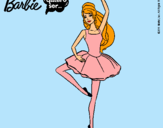 Dibujo Barbie bailarina de ballet pintado por jajajajajaja