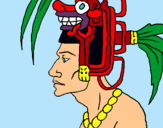 Dibujo Jefe de la tribu pintado por daniela1109