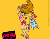 Dibujo Polly Pocket 14 pintado por vidasalina