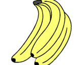 Dibujo Plátanos pintado por atilobix