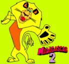 Dibujo Madagascar 2 Alex 2 pintado por hamza