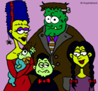 Dibujo Familia de monstruos pintado por Same