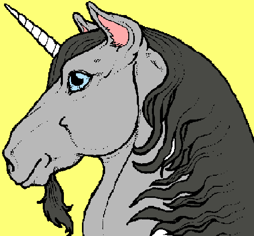 Cabeza de unicornio