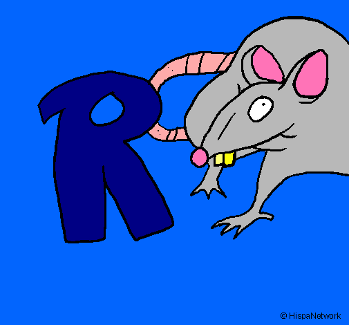 Dibujo Rata pintado por Roochaah_C
