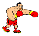 Dibujo Boxeador pintado por victor2307