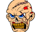 Dibujo Zombie pintado por Farruko
