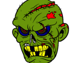 Dibujo Zombie pintado por javirulo