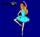 Dibujo Barbie bailarina de ballet pintado por gaia