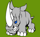 Dibujo Rinoceronte II pintado por TadeoNehuen