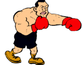 Dibujo Boxeador pintado por jarod