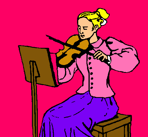 Dama violinista