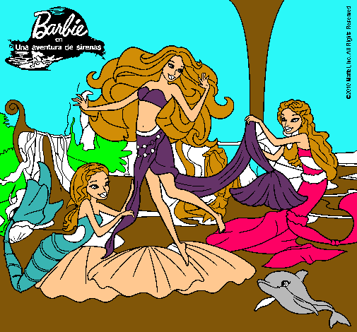 Barbie con sirenas