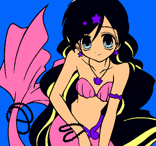 Dibujo Sirena pintado por kinfusuke