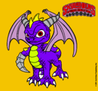 Dibujo Spyro pintado por scarma