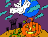 Dibujo Paisaje de Halloween pintado por jasmeen