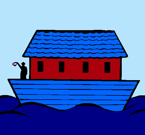 Dibujo Arca de Noe pintado por bruslessdf