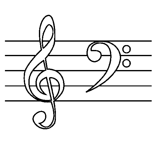 Clave de sol y de fa