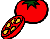 Dibujo Tomate pintado por tomaton