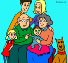 Dibujo Familia pintado por jumanji