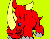 Dibujo Rinoceronte II pintado por verbalkin
