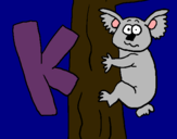 Dibujo Koala pintado por koala