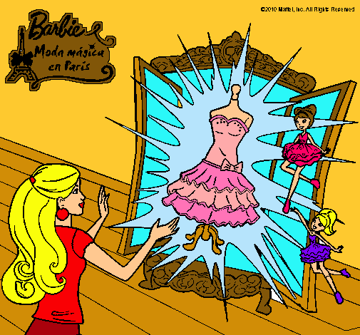 El vestido mágico de Barbie