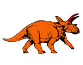 Dibujo Triceratops pintado por javiercito
