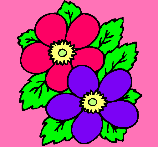 Dibujo Flores pintado por marclikis