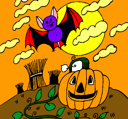 Paisaje de Halloween