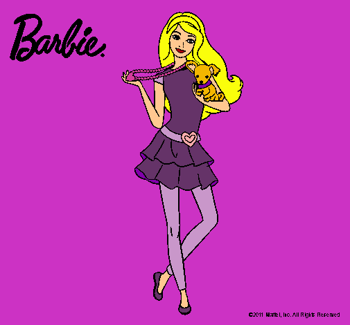 Barbie y su mascota