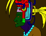 Dibujo Jefe de la tribu pintado por Rauly
