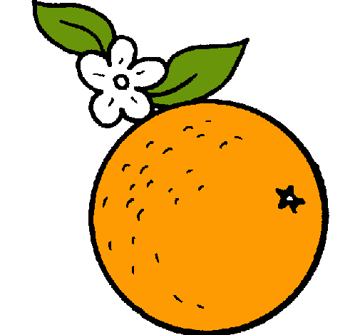 Dibujo naranja pintado por anguelu20