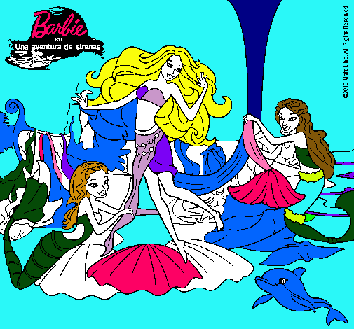 Barbie con sirenas