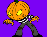 Dibujo Jack-o pintado por cdcvbhkjsdk