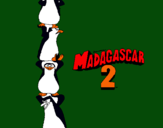 Dibujo Madagascar 2 Pingüinos pintado por madagascar