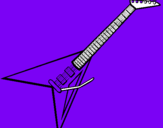 Dibujo Guitarra eléctrica II pintado por andresBLP