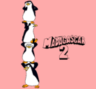 Dibujo Madagascar 2 Pingüinos pintado por nbhbguhgbdfh