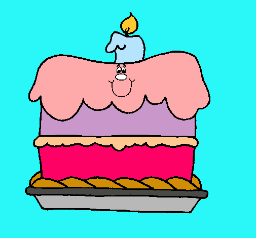 Pastel de cumpleaños