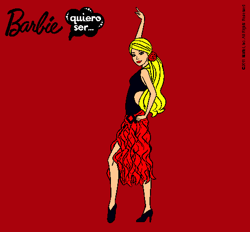 Barbie flamenca