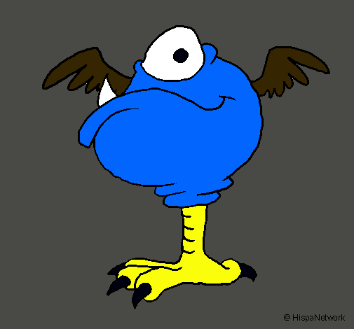 Dibujo Monstruo con pata de gallo pintado por Felipe7