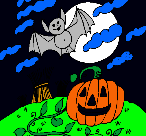 Paisaje de Halloween