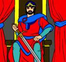 Dibujo Caballero rey pintado por jesus78_03