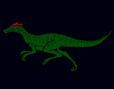 Dibujo Velociraptor pintado por cami13